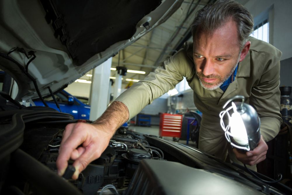 What is causing my check engine light to flash on